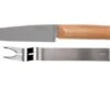 Opinel Cheese Set, Cheese Knife And Fork Stainless Steel, 001834