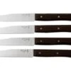 Opinel Facette Dark Ash, Table Knife Set 4 Pieces