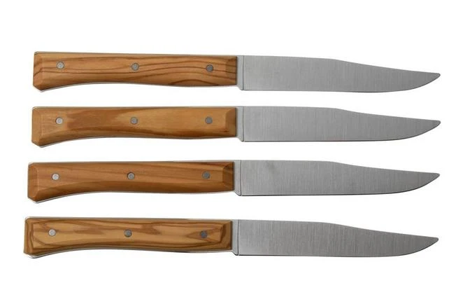 Opinel Facette Olive, 4-piece Table Knife Set - Image 2