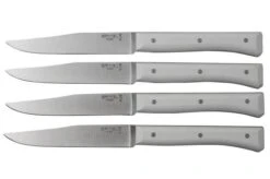 Opinel Facette White, Table Knife Set 4 Pieces