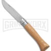 Opinel Knives No. 6 Oak Folding Knife - Stainless Steel