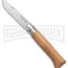 Opinel Knives No. 8 Oak Folding Knife - Stainless Steel