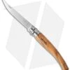 Opinel No 10 Slim Stainless Steel Knife Olive Wood W/Sheath (4" Satin) #10