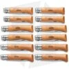 Opinel No. 6, 7 & 8 Carbon Steel Folding Knife Set (12 Piece) 4x
