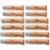 Opinel Knives No. 6, 7 & 8 Carbon Steel Folding Knife Set - 12 Piece