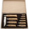 Opinel Knives Stainless Steel Folding Knife Beechwood Handles (Set Of 10)