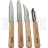 Opinel Essentials Small Kitchen Knives Stainless Steel - Set Of 4