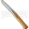 Opinel Knives No. 12 Beechwood Folding Knife - Stainless Steel