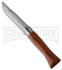 Opinel Knives No. 6 Luxe Padouk Folding Knife - Stainless Steel