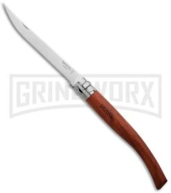 Opinel Knives Slim No. 12 Padouk Wood Folding Knife - Stainless Steel