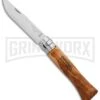 Opinel Knives No. 6 Olivewood Folding Knife - Stainless Steel