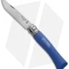 Opinel Knives No. 7 Stainless Steel Knife Blue Beechwood (3" Satin) #7 SS