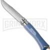 Opinel Knives Trekking No 7 Blue Folding Knife - Stainless Steel