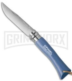 Opinel Knives Trekking No 7 Blue Folding Knife - Stainless Steel