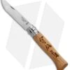 Opinel No. 8 Stainless Steel Folding Knife Oak (3.25" Satin) #8 SS Trout