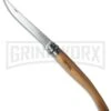 Opinel Knives Slim No. 12 Olive Wood Folding Knife - Stainless Steel