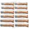Opinel No. 6, 7 & 8 Stainless Steel Folding Knife Set (12 Piece) 4x