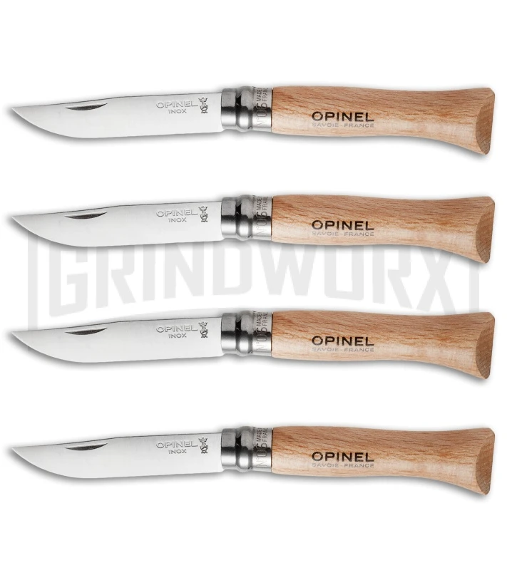 Opinel Knives No. 6, 7 & 8 Stainless Steel Folding Knife Set - 12 Piece - Image 2